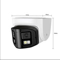 4MP dual-lens IP CCTV security camera with safety belt mounting bracket