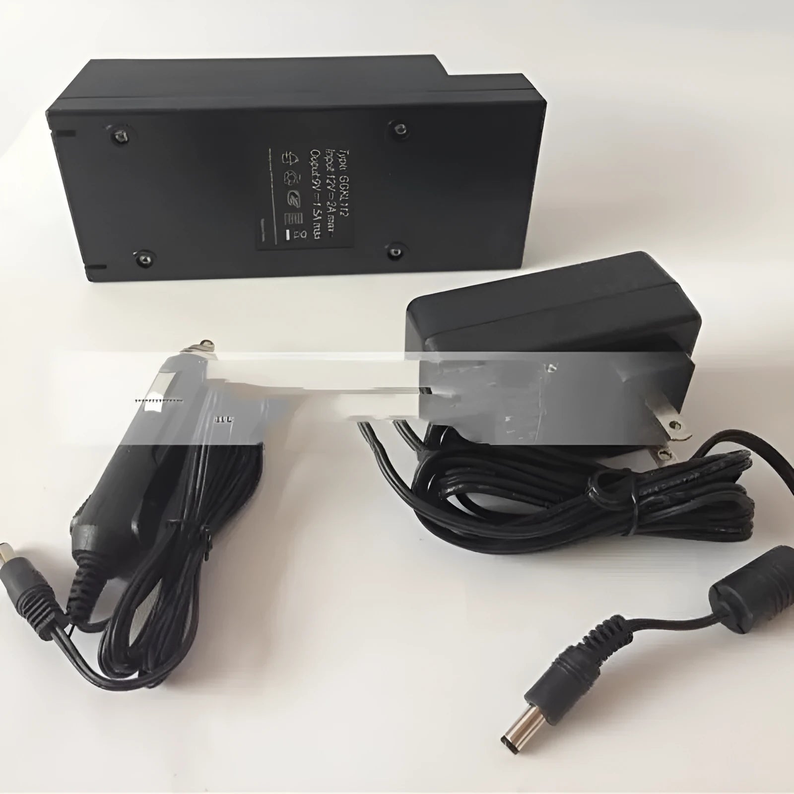 GKL112 black USB car charger adapter with 220V US plug for vehicle installation