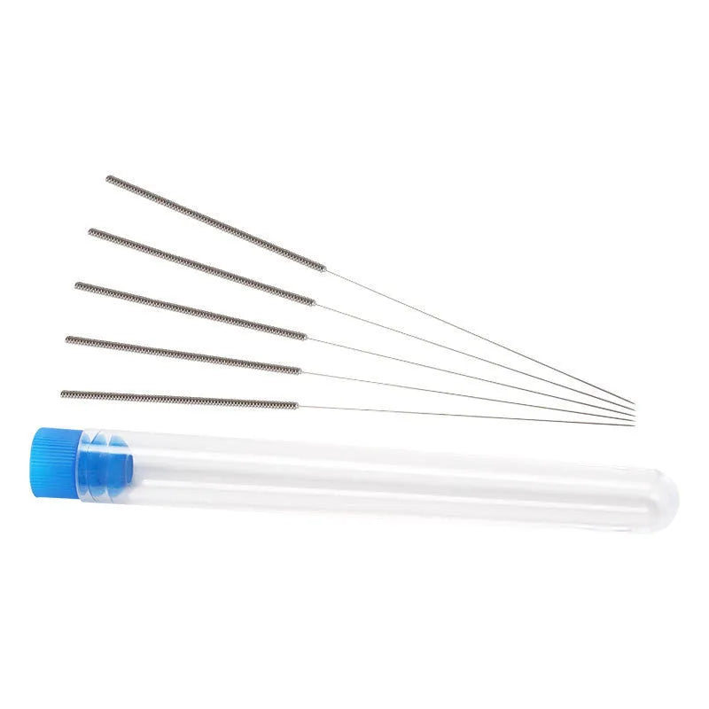 Ten stainless steel nozzle cleaning needles for E3D Mk8 3D printer hotends