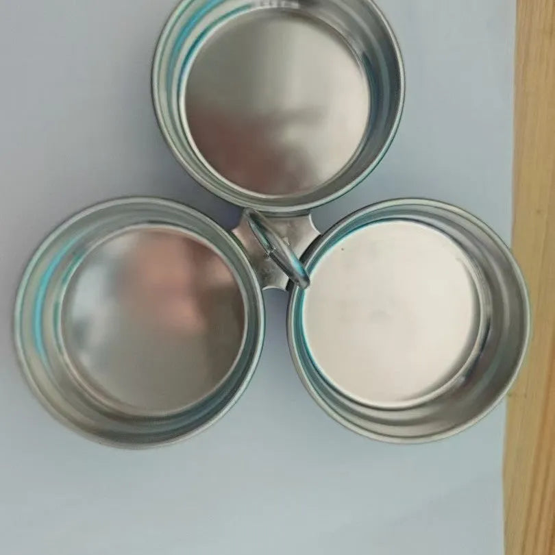 Heart-shaped stainless steel mini egg steamer for household kitchen use