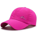 Adjustable baseball cap with dome crown in various colour options including army green, black and rose red
