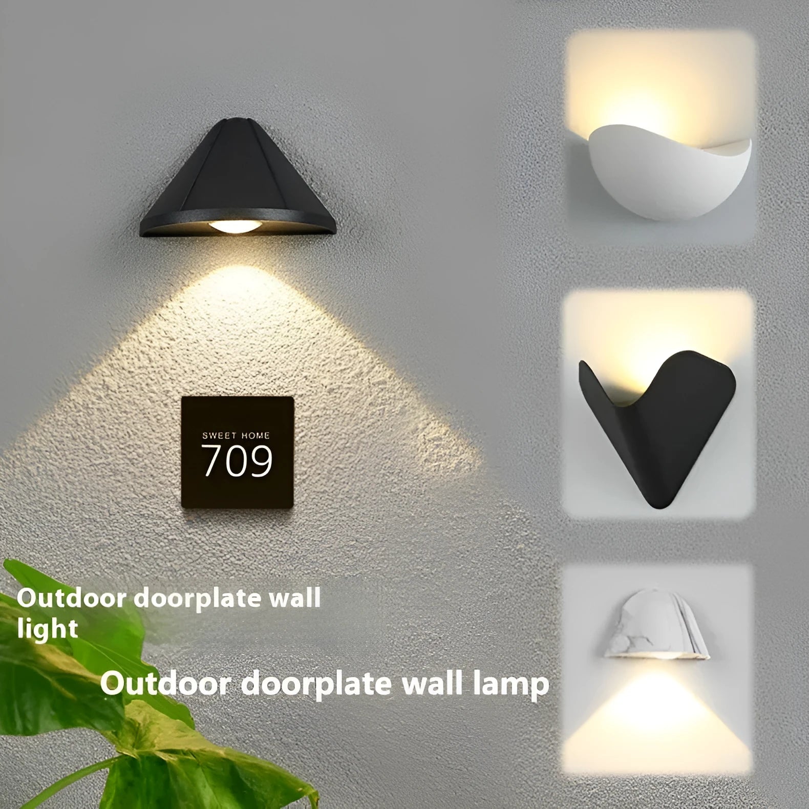 Black and white Bird's Nest style courtyard LED lamp with IP65 waterproof rating and aluminium alloy construction