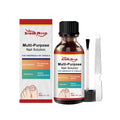30ml bottle of nail care solution with tea tree oil and white willow bark, includes nail file