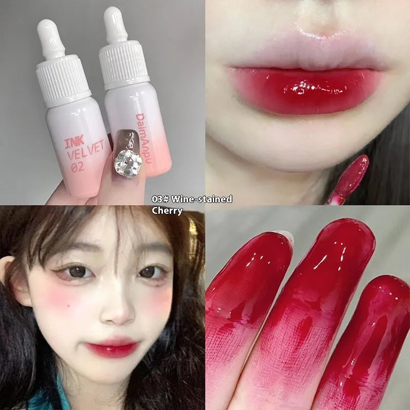 Mirror Lip Lacquer tube in 3.5g size from the Milk Huhoo series, showing shade options.