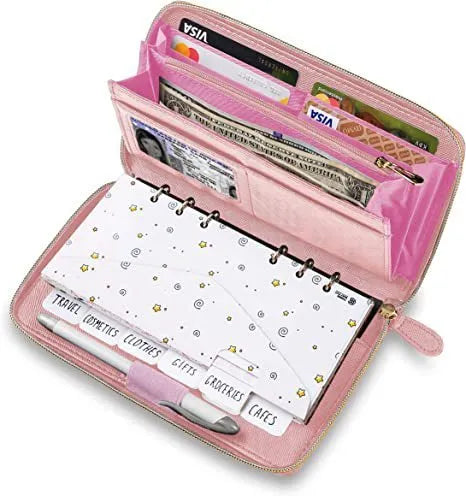 Anti-theft card holder unisex multi-function solid colour PU wallet with nylon lining