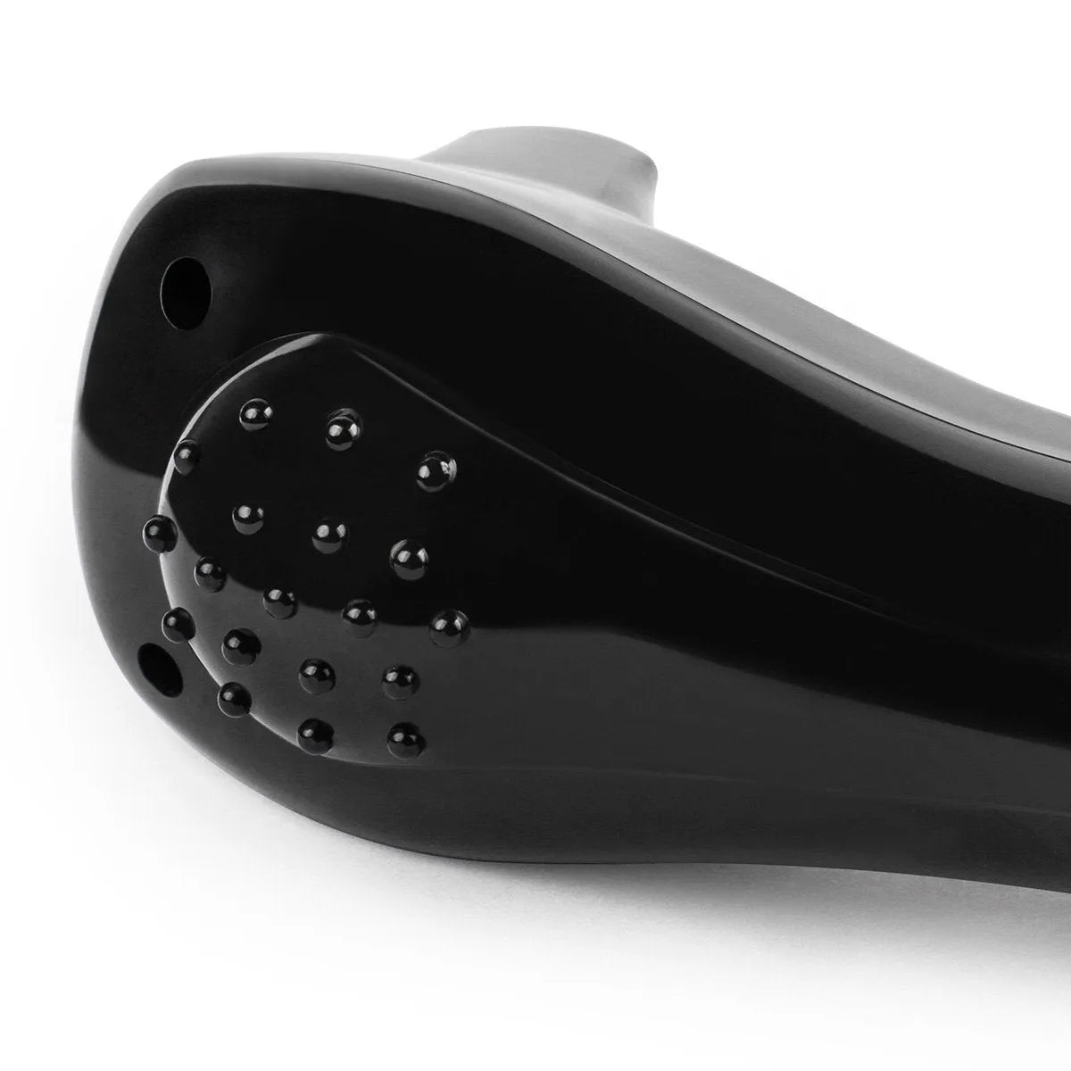 Black folding hair back body electric shaver with compact design for portable grooming