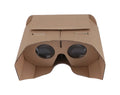 Paper virtual reality glasses for smartphones showing 3D movies and games