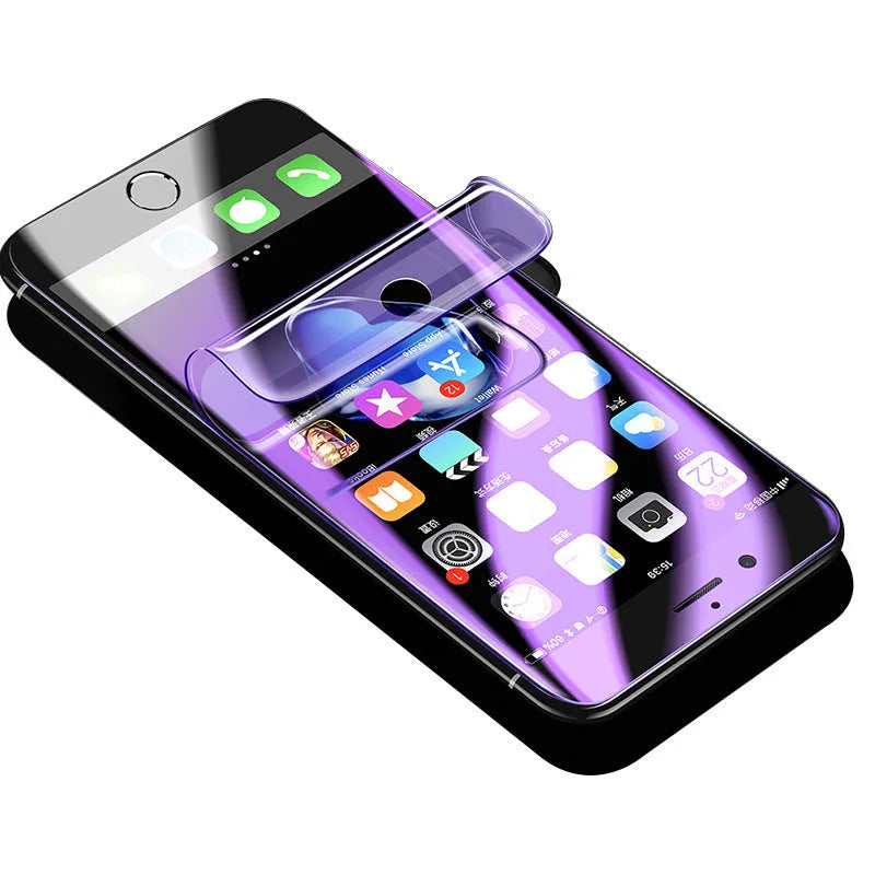 Purple hydraulic film curved screen protector for Samsung Galaxy S Series phones