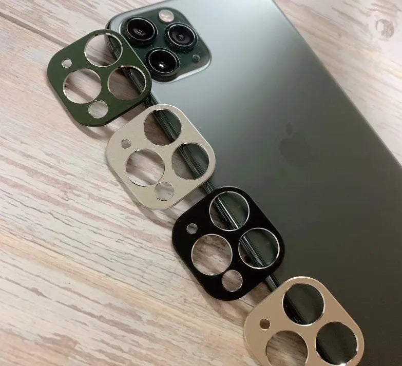 Metal lens protection ring for iPhone 11 and iPhone 11 Pro in various colour options