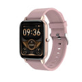H80 smart watch with black silicone strap showing ECG and blood oxygen monitoring on screen