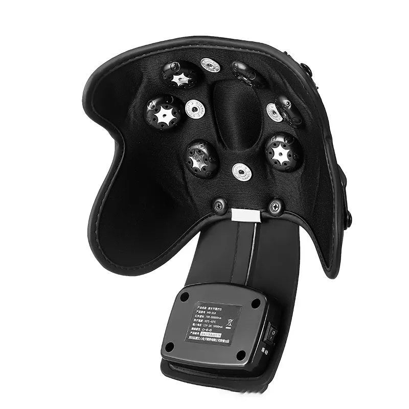 Infrared knee massager with adjustable temperature control and knee shoulder pads