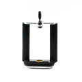 Black plastic universal mobile phone holder with U clip mounting bracket