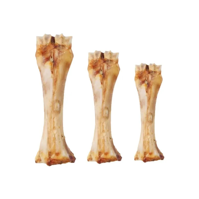 Roasted ox bone pet molar rod for dog dental care and training in three sizes