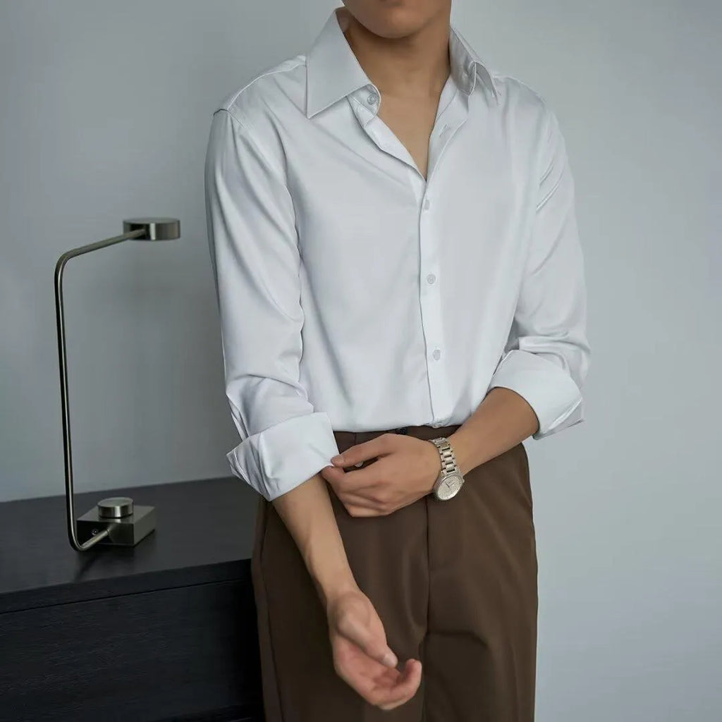 Men's Korean style autumn cardigan in Japanese retro design with long sleeves and loose fit
