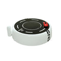 Round solar-powered car aromatherapy decoration with light model in black, red or white