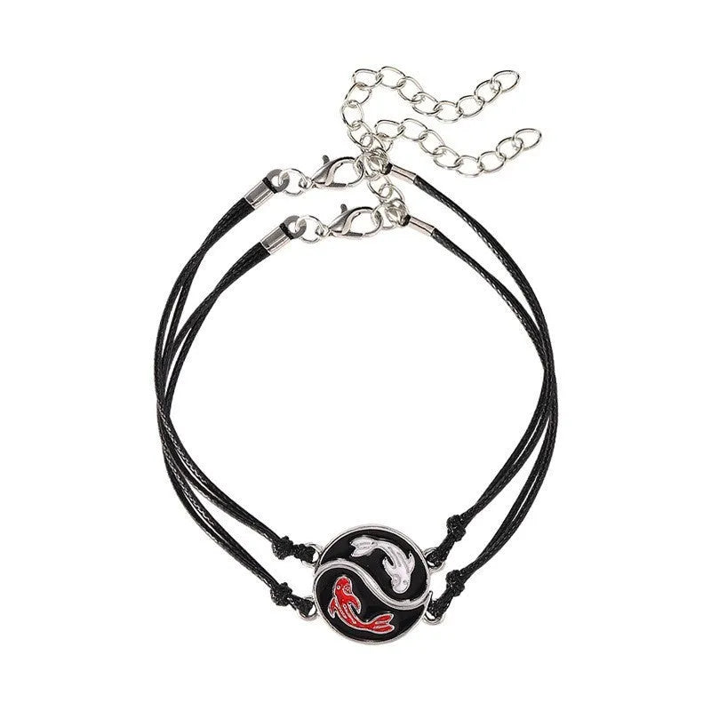 Geometric eight-diagram alloy bracelet with electroplated finish in silver, gold, rose gold, and gunmetal colour options