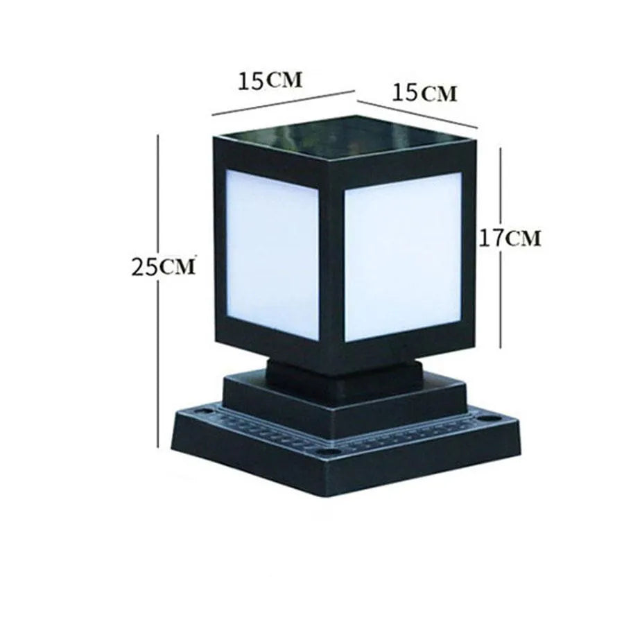 Solar garden lights with waterproof design for outdoor landscape and lawn illumination