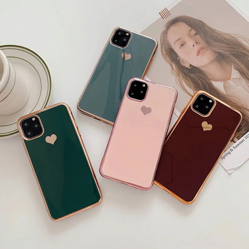 Solid colour TPU phone case for iPhone models showing precise camera and port cutouts