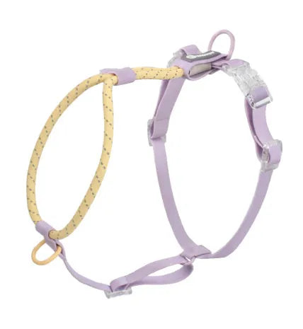 PVC hand held dog leash 120cm in dark red purple yellow colour outdoor pet walking rope