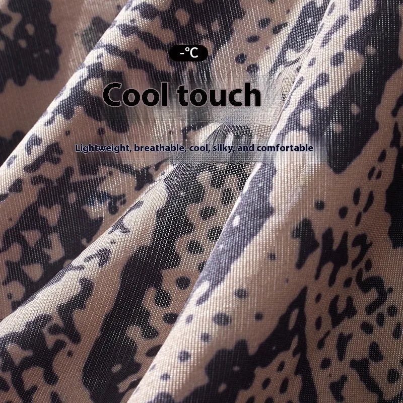 Men's cool thin loose boxer shorts in polyester, breathable, quick-drying, available in black, gray, and brown colours