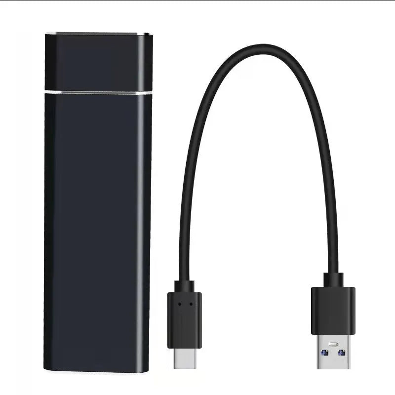 6TB external mobile hard drive with metal shell in black, blue, orange, red, or silver colour options