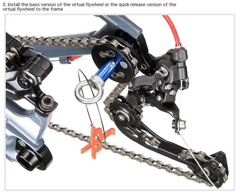 Aluminium bicycle chain holder tool in three versions for maintenance