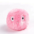 Interactive cat toy ball in blue, pink, or yellow colours with 55mm diameter and smart trigger for animal sounds