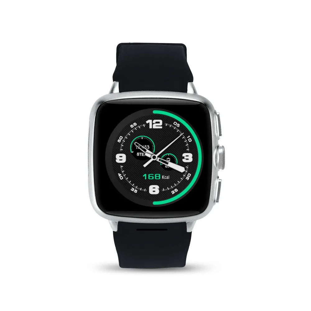 Smart watch with 1.54 inch HD touch screen display on wrist