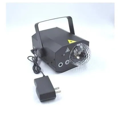Black and white LED laser projection lamp for stage lighting and entertainment venues with remote control