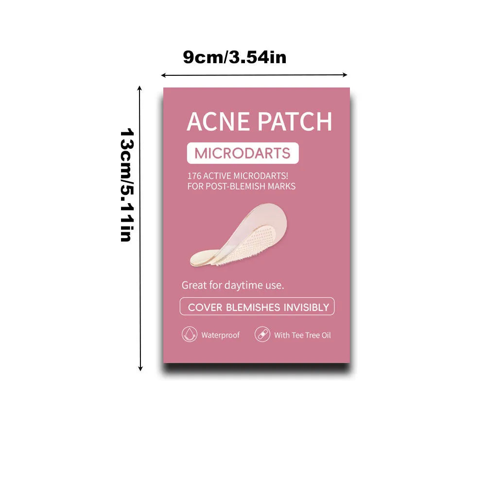 Box of 9 mild acne patches for desalting pimples and closed mouth acne treatment