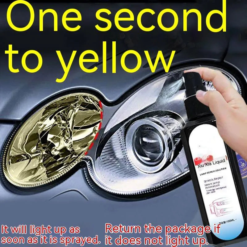 Car headlight renovation repairing liquid 100ml bottle for headlamp lens restoration