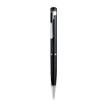 Black pen shaped recorder with zinc alloy shell and slim 140x17mm design