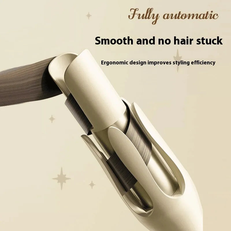 Automatic hair curler in a choice of colours with a 32mm barrel and international plug adapter.