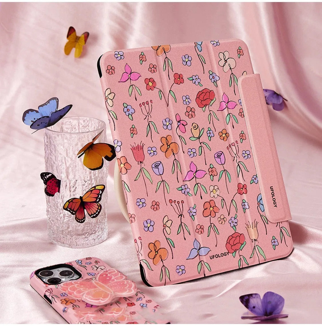 Magnetic suction flat protective sleeve for 10.9-inch iPad Air tablet in polyurethane