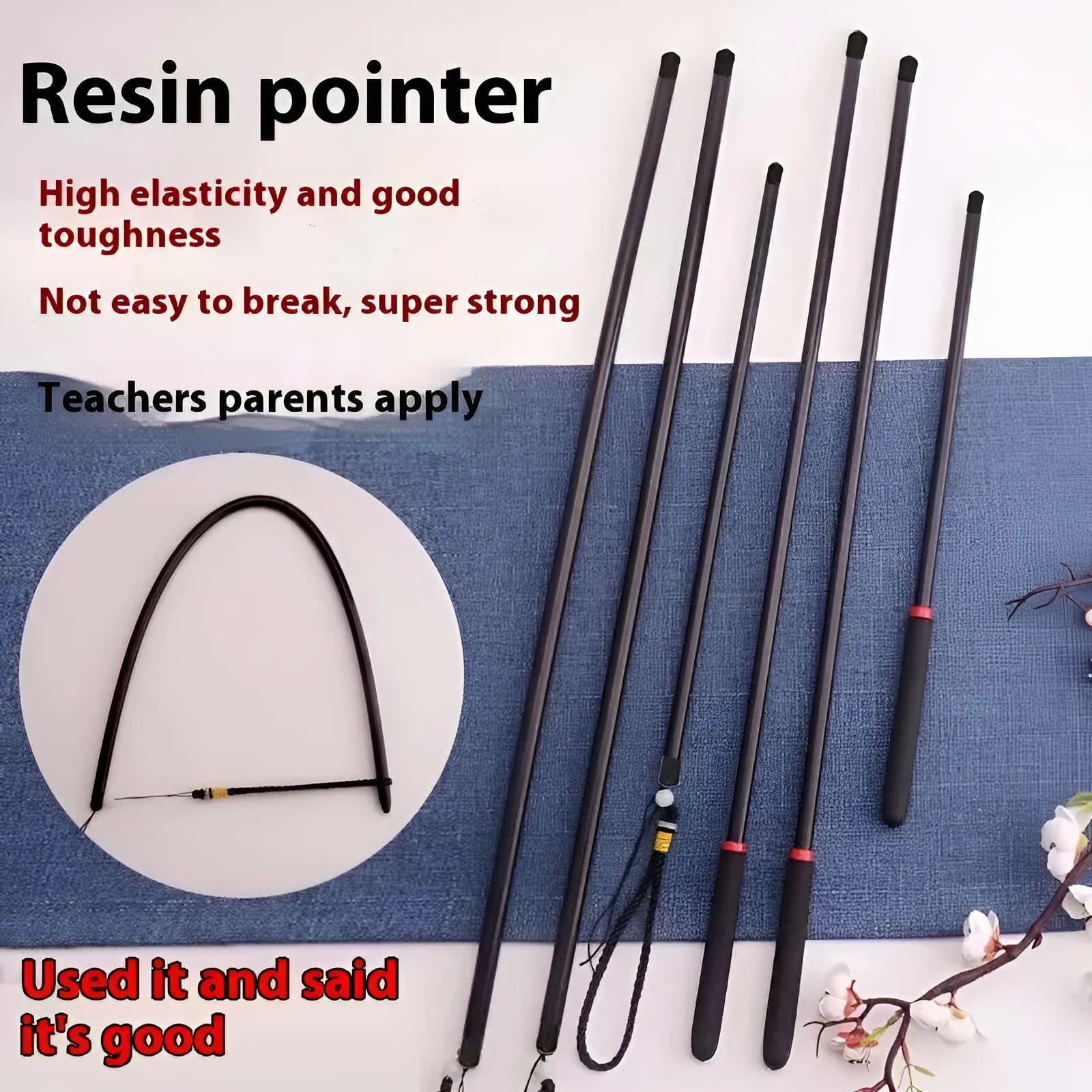 Resin plastic measuring tape pointer for sewing and craft fabric measurement