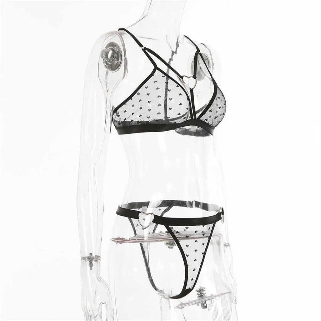Women's mesh three-point two-piece sportswear set in spandex with leopard print option