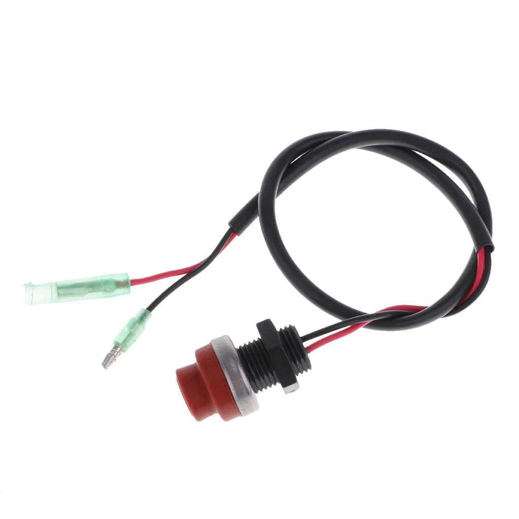 Yamaha outboard motor emergency stop switch with plastic hardware and tether rope