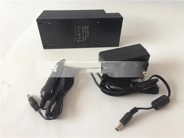 GKL112 black USB car charger adapter with 220V US plug for vehicle installation