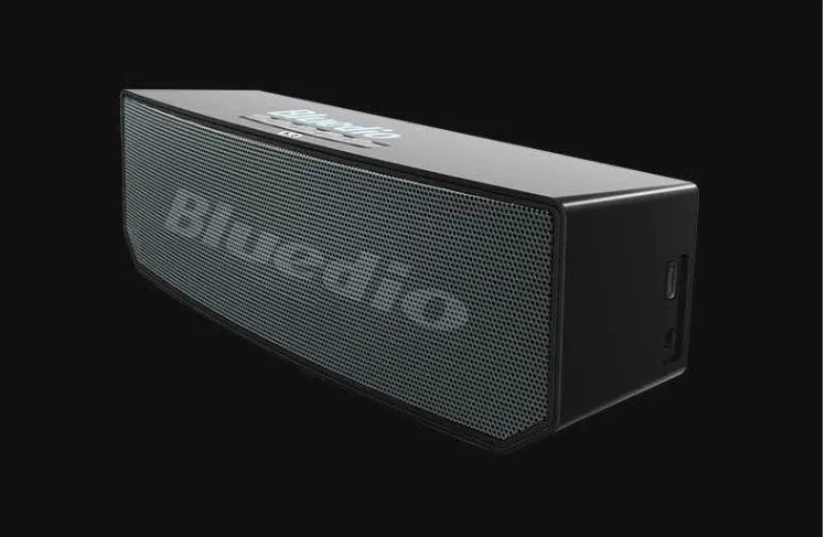 Black BS-6 cloud smart speaker with Bluetooth connectivity and 52mm driver