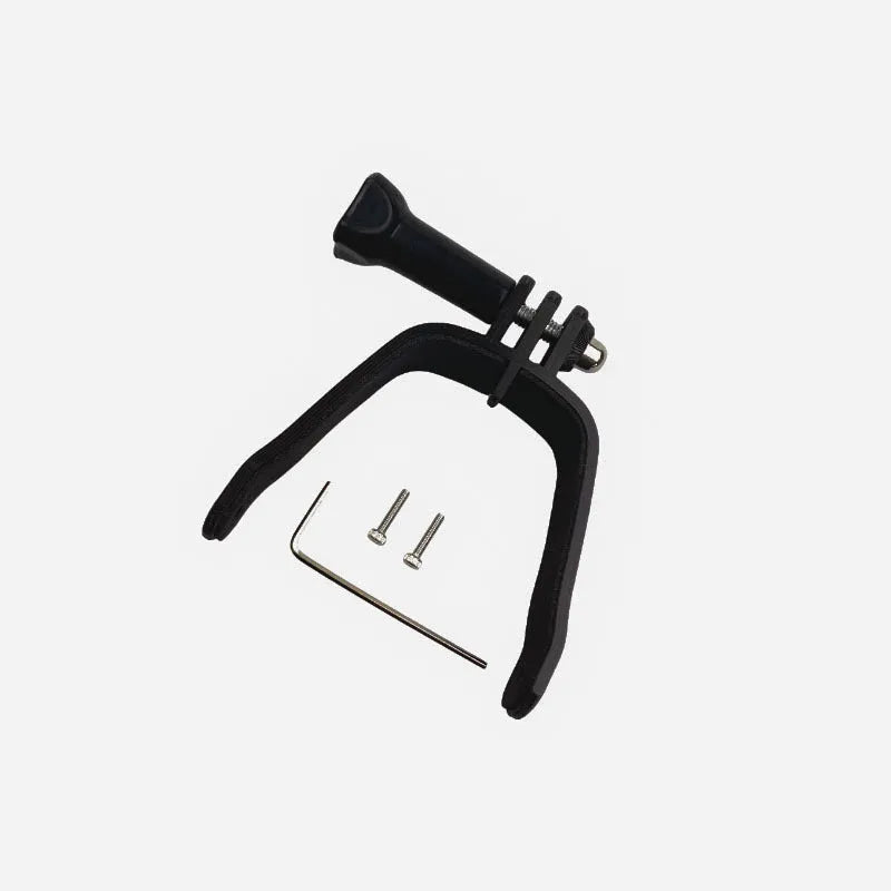 3D printed FPV drone expansion bracket for action cameras with sponge padding