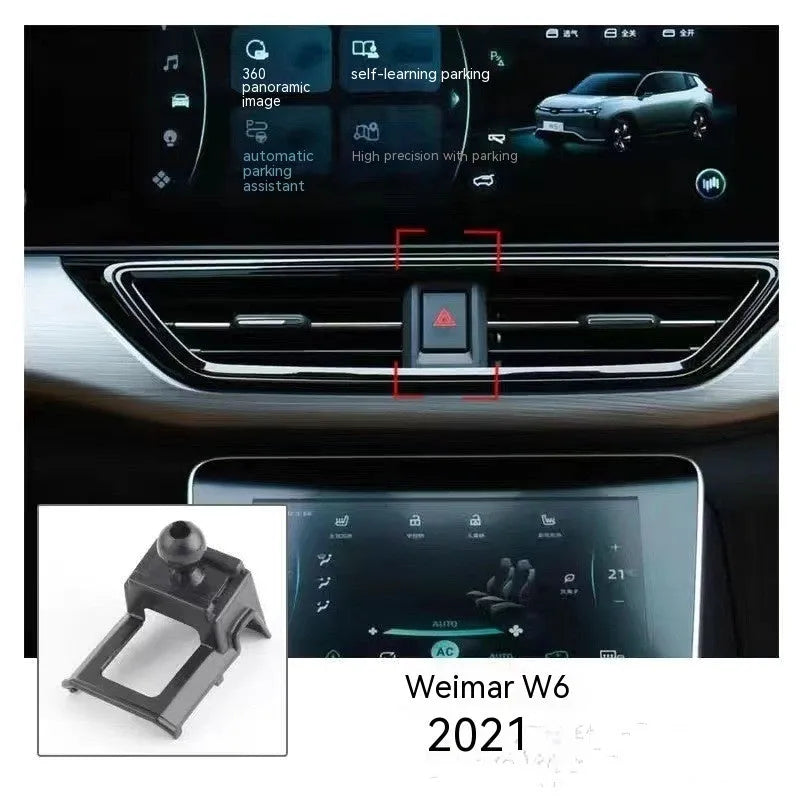 GOODWAY car dashboard mobile phone holder with 360-degree rotating bracket