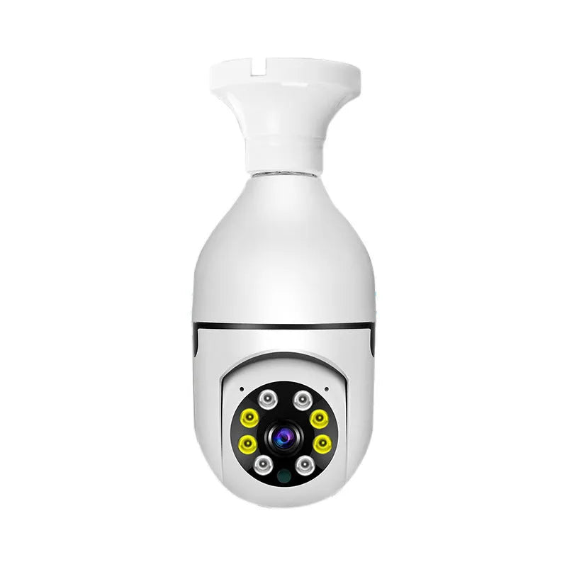 Wireless bulb security camera with 1080p HD video and full colour night vision for discreet monitoring
