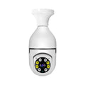 Wireless bulb security camera with 1080p HD video and full colour night vision for discreet monitoring