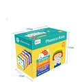 220 High Frequency Word Gift Box Set showing coated paper flashcards and interactive workbooks for children's English education