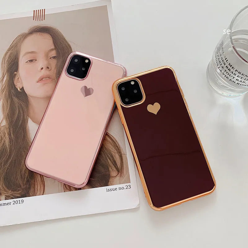 Solid colour TPU phone case for iPhone models showing precise camera and port cutouts
