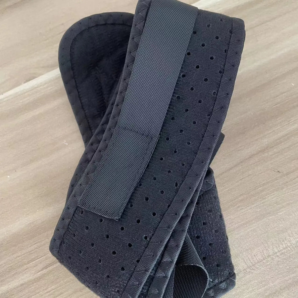 Nylon posture correction belt shown in adjustable free size design for back support