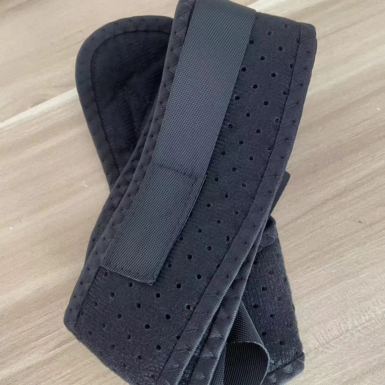 Nylon posture correction belt shown in adjustable free size design for back support