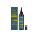 Rosemary hair care essential oil kit showing 100ml bottle, pointed applicator tip, and hair comb