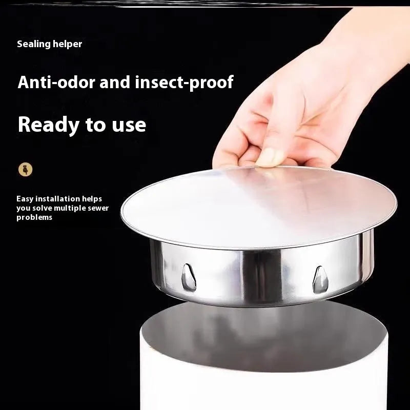 Stainless steel inlay floor drain deodorant seal cover 201to160 Tube Plug modern simplicity style