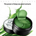 Ink Horn style Porphyra fuciformis collagen sheet eye mask with seaweed extract and sodium hyaluronate, 60 tablets
